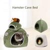 Sugar Glider Ferrets Guinea Pig Cozy Soft Plush Pet Tent Hamster House Hideout Cave Bed