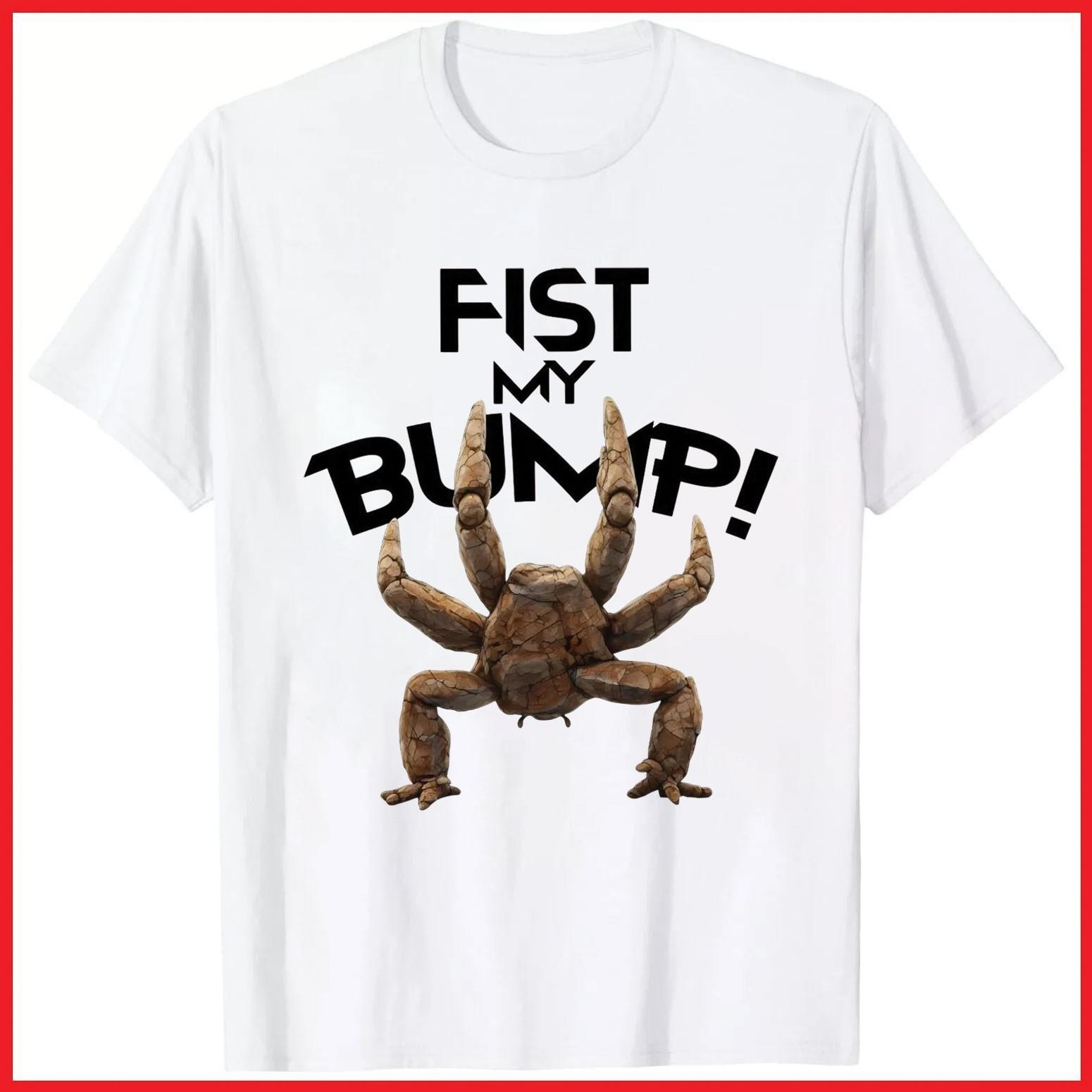 Fist My Bump Rocky Project Hail Mary White Cotton T-Shirt S-5XL XL