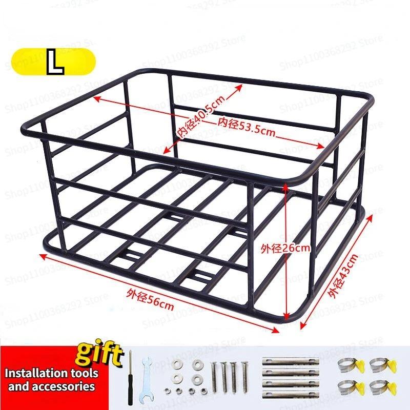 Bike Rear Pet Basket Cat Carrier Bicycle Rear Shelf Basket  Bold Large Basket for Puppies and Cats Bike Accessories