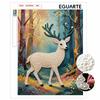 DIY Pearl Art Deer Painting Kit 5D Crystal Rhinestone Embroidery for Bedroom Living Room Wall Decoration Handmade Craft