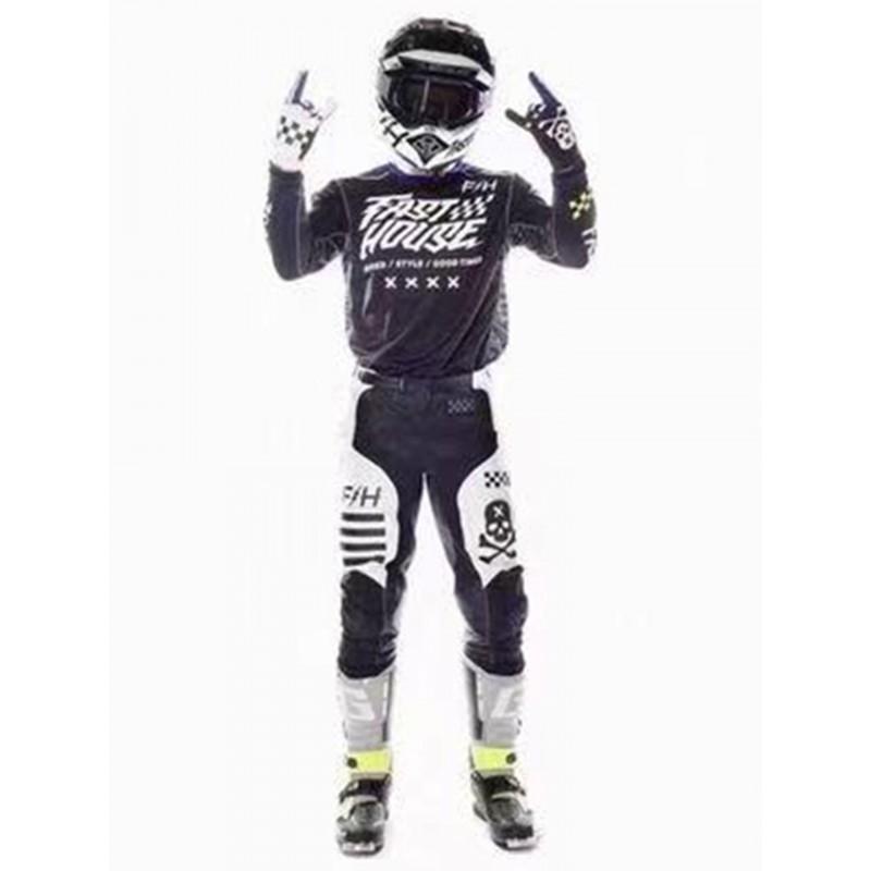 Men Women Cycling Jersey Set Breathable Quick-Dry Mountain Bike Riding Apparel Trail Off-Road Use