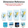 Lemon Branch with Blue Stripes Quick Drying Bath Towel Microfiber beach towel light weight swimming camping yoga beach out