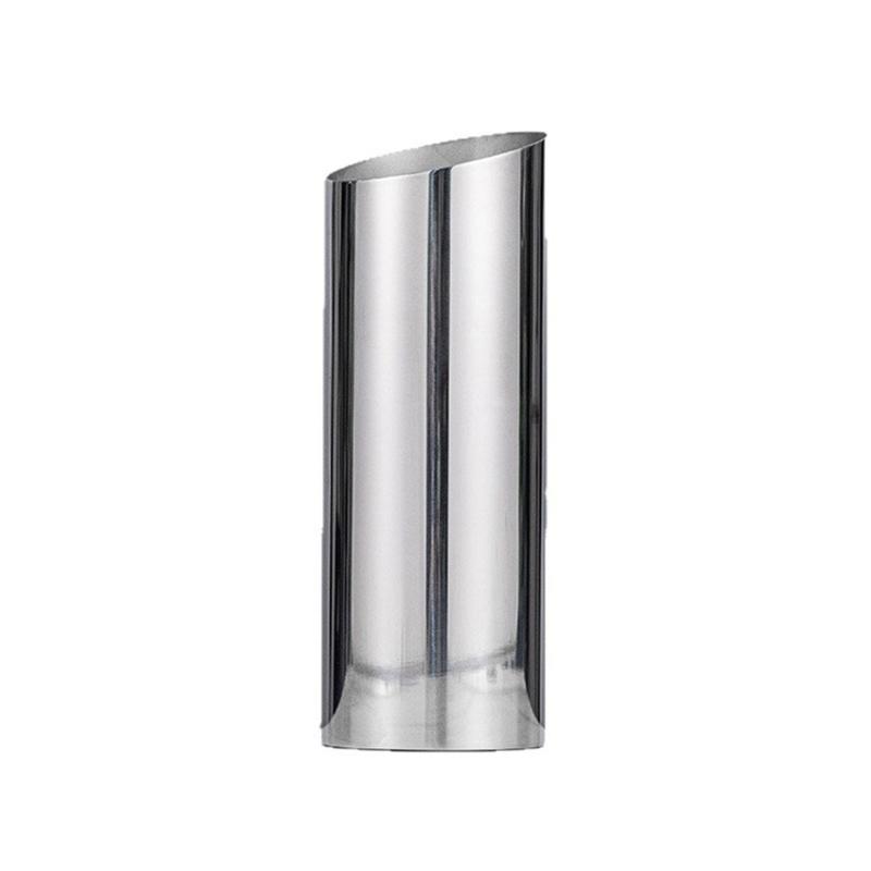 

Contemporary Metal Cylinder Flower Vases Elegant Art Decors For Indoor Space Safe Plant Pot For Family With Kids Pet 1