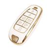 7 Buttons Car Key Fob Cover PU Full Coverage Protective Portable Car Key Cover Protector for Sonata     2022 To 2024