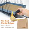 30-Pack Bird Cage Liners - 13.8x13.8 Inch Leak-Proof Disposable Tray Pads for Parrots, Parakeets, Cockatiels, Lovebirds | Easy-Clean Cage Bottom