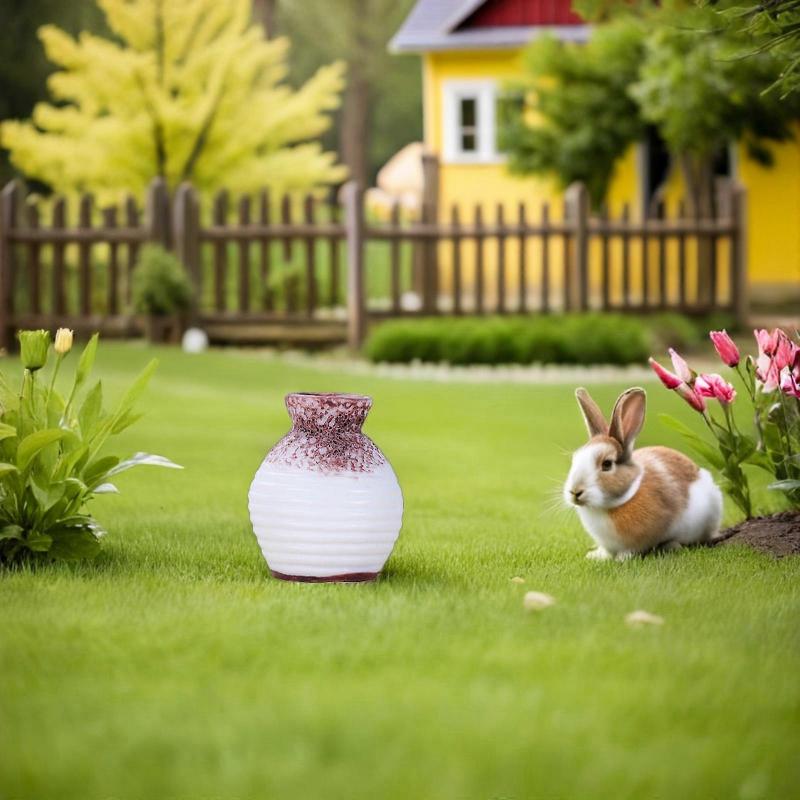 Resin Vase Ornaments Mini Vase Models for Decor 9Pcs Supply