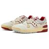 Saucony Cross 90 Leather Slip Resistant Durable Low Top Sneakers Unisex sneakers White Red S79035-17