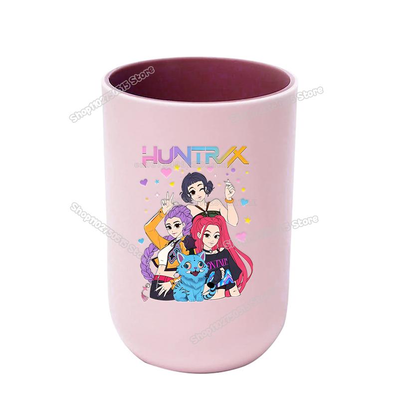 Perfekte KPop Dämonenjäger Kinder Zahnbürstenbecher Niedliche Mädchen Mundspülbecher Zahnbürstenbecher Trinkgeschirr Badezimmer Zahnbürstenhalter
