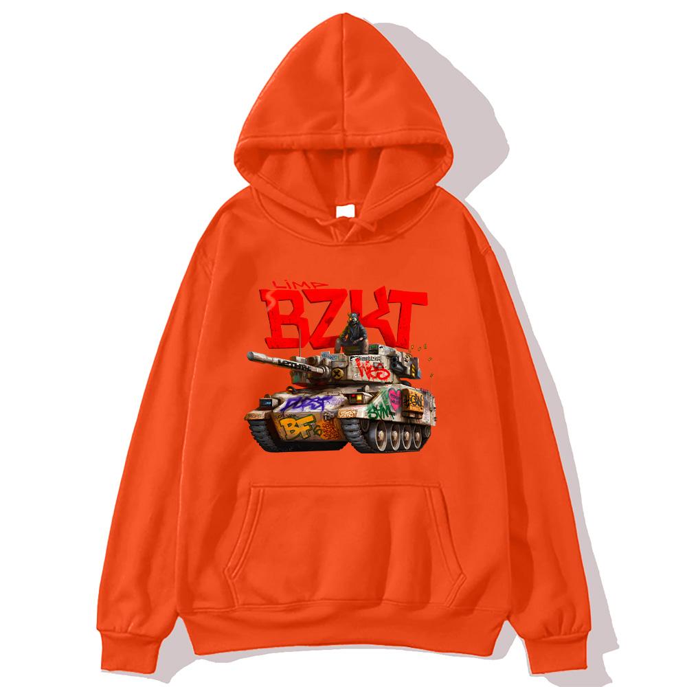 Limp Bizkit Fahion Hoodies Single Tank Graphic Pullovers Unisex Long Sleeve Sweatshirts Oversize Men Clothing Design