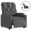 VidaXL Fauteuil Inclinable Électrique, Chaise de Relaxation avec Dossier et Repose-pied Réglables, Siège de Salon, Moderne, 3204687