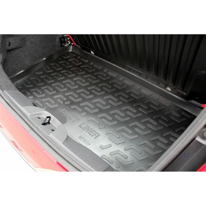 Tapis de coffre каучук - J&;J AUTOMOTIVE - Fiat 500 - Защита от воды - Sur mesure - Noir