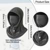 Hooded Balaclava, Lightweight, Neck Gaiter, Full Head for Outdoor Activities,
