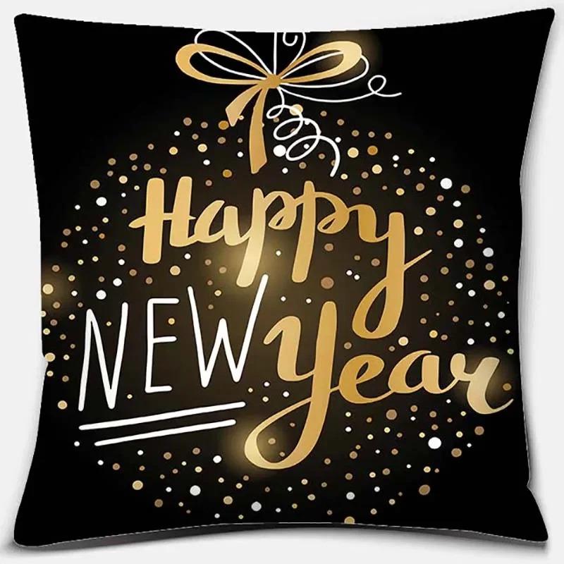 Christmas Themed Pillowcases Car Accessories Office Santa Claus Living Room Sofa Home Pillowcases