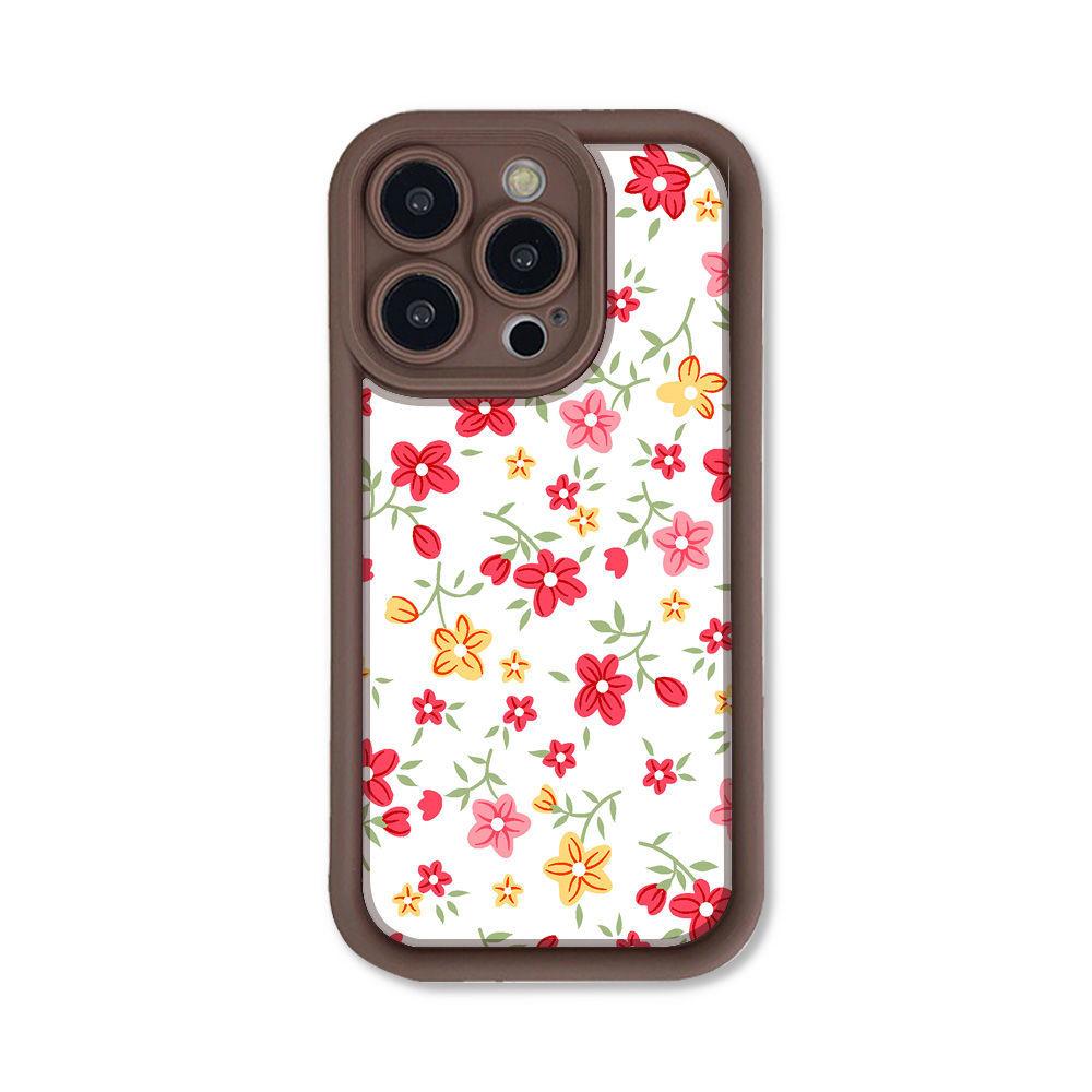 Color Floral Application iPhone17 Mobile Phone Case Apple 17promax All-inclusive 13/12 Anti-drop 14 Protective Case