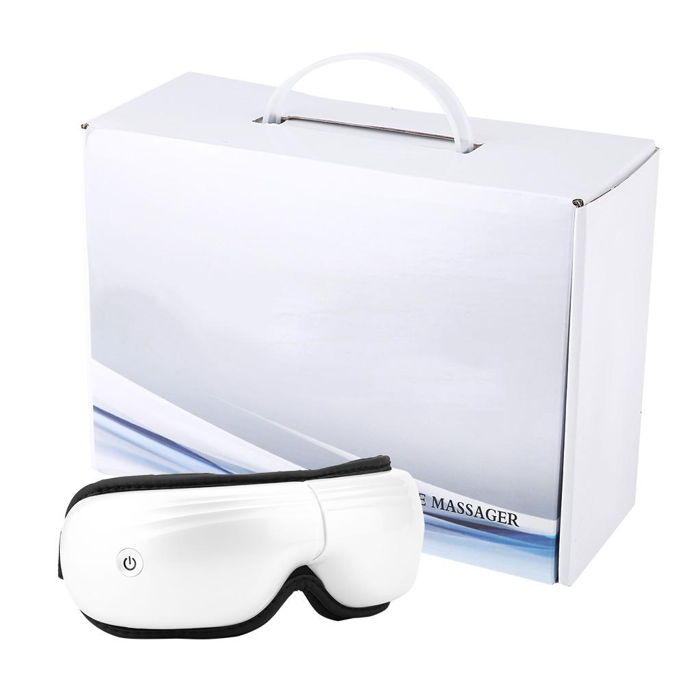 

Массажер для релаксации глаз, беспроводной перезаряжаемый массажер для глаз, горячий компресс, давление воздуха, белый белый