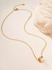Honeycomb Two-Color Necklace High-quality Color Separation and Electroplating Gifts Women and Men Affordable Luxury