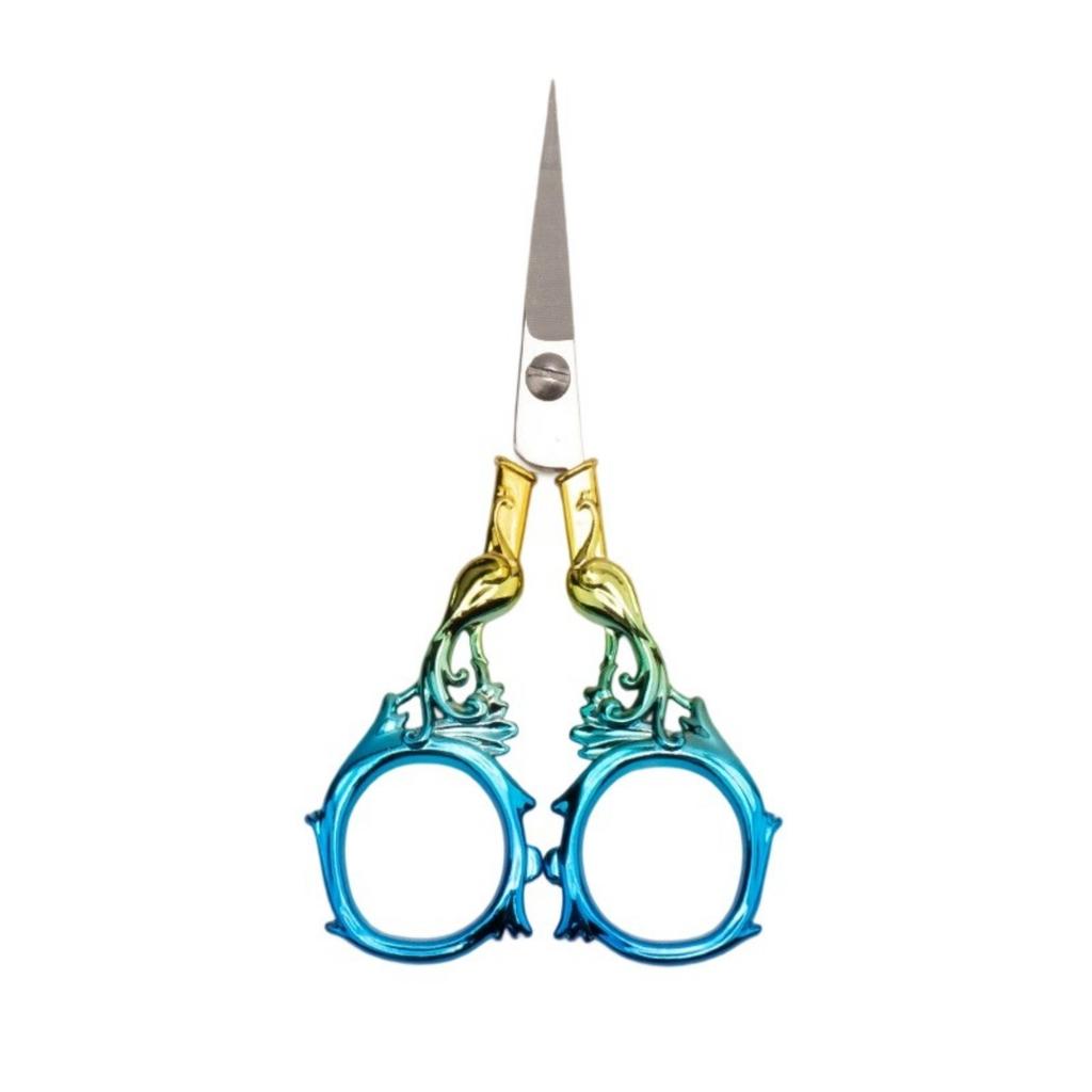 Vintage Engraved Stainless Steel Embroidery Scissors Multi Purpose Craft Tool For Sewing Feather Trimming And Decorative Display