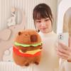 Capybara Hamburger Plush Pillow Doll - Perfect Birthday Gift for Women
