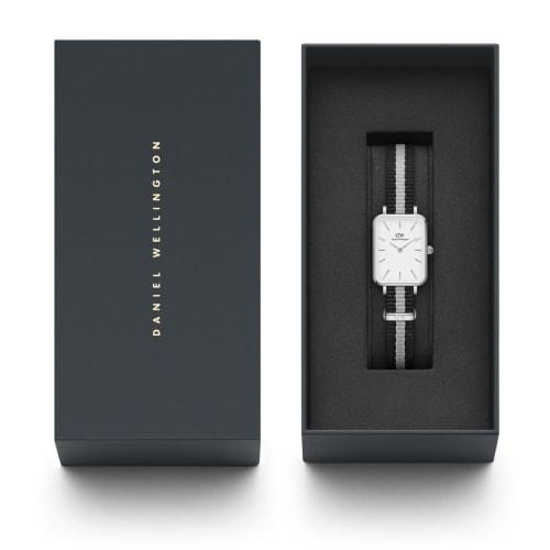 Daniel Wellington DW Quadro NATO Watch for Women, a Stylish and Popular Designer Watch, Makes a Great Gift for Her, Simple and Casual, and a Great Mot