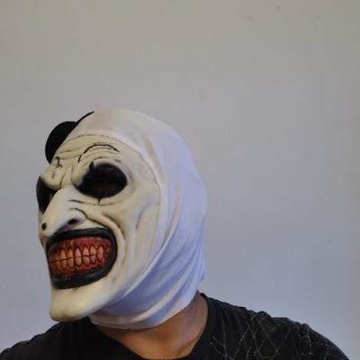 High Quality Latex Scary Cosplay Mask Realistic Unisex Halloween Clown Bloody Props Ghost House Props