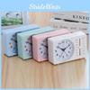 Student Quartz Alarm Clock With Silent Sweep Movement For Study Desk And Bedroom Use
