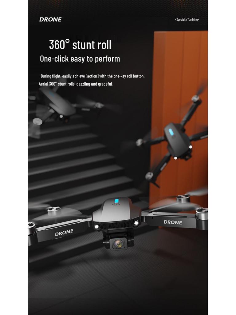 E88 Mini Foldable Brushless Drone with Optical Flow & Remote Control for Aerial Photography