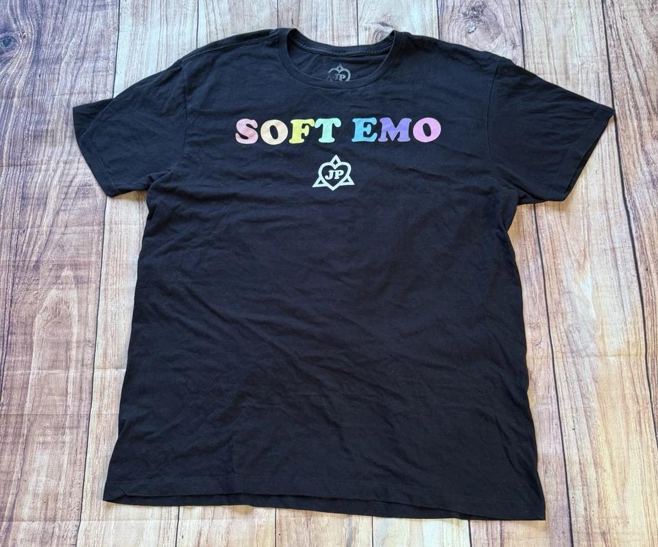 

Jessie Paege JP Soft Emo Logo Youtube Black T Shirt Size XL Extra Large XL