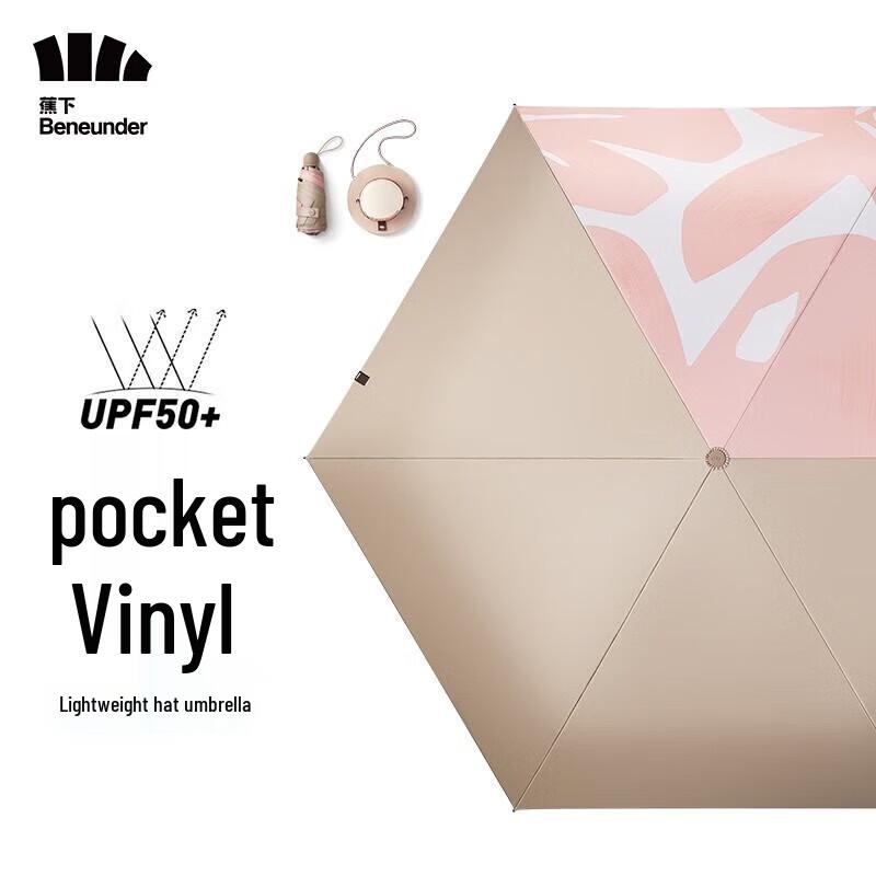 Beneunder Portable UV Protection 5-Fold Sun Umbrella