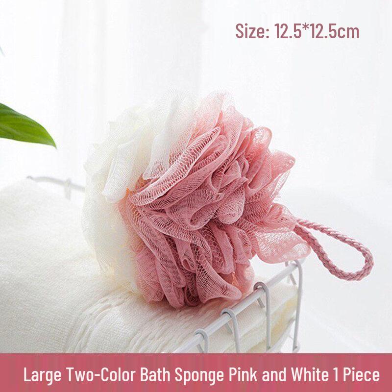 LIEI Large Dual-Color Soft Bath Sponge