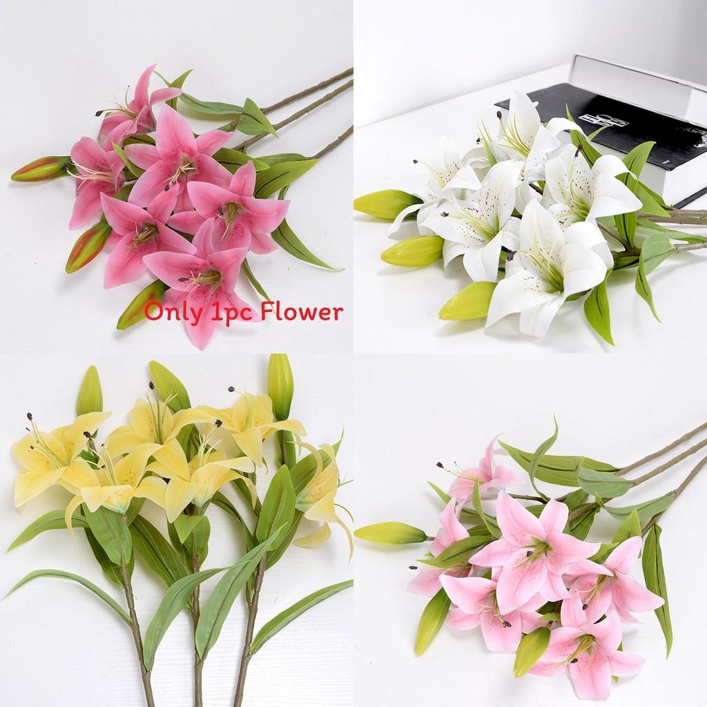 Künstliche Lilienblume Heimdeko Für Hochzeitsfeier Und Indoor-Fotoshootings