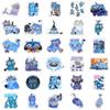 60pcs Suitcase Stickers Waterproof Stickers Scooter Computer Tablet Cartoon Decoration