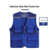 Children's Custom Multi-Pocket Mesh Activity Vest with Logo for Summer