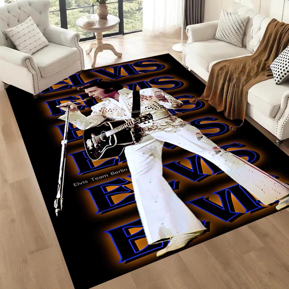 Elvis Carpet Perfect For Entryway Hallway Dining Room Kitchen Antislip Rug Office Home Decor Spiritual Gift