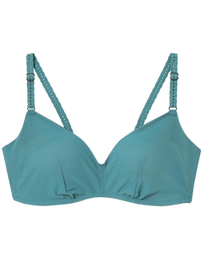 

bra for easy and beautiful high side design that show through clothes TU [Unnanacool] Non-wired wear, won t [364 Simple] Bra, Wireless, JB3710,