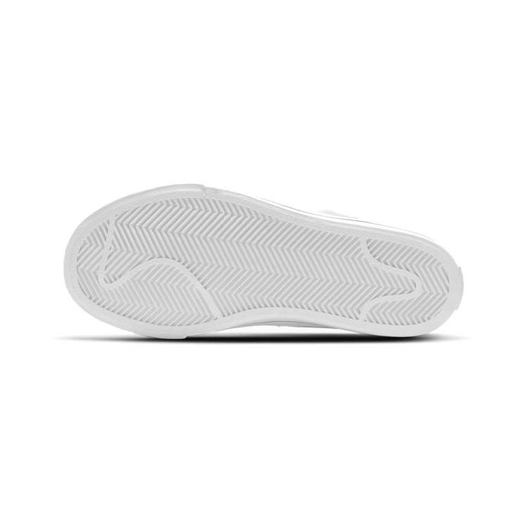 Nike Court Legacy Slitesterke Lave Barneskateboardsko Hvit Blå Barn 3-7 År DA5381-101
