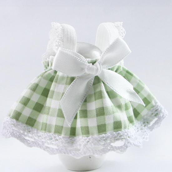 Pet Printed Dress Lace Trim Vest Dress Summer Dress with Bow Pet Clothes for Hamster Guinea Pig Outing Dress-up