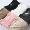 Hua Cotton Round Neck Unisex Hoodie - Autumn/Winter Classic Solid Color