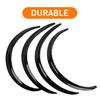2PCS Universal Black Car Truck Wheel Fender Flares Eyebrow Arches Cover Replace
