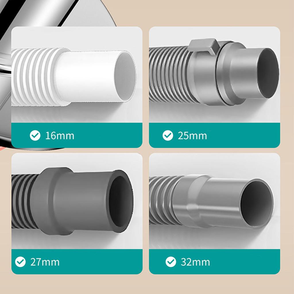 Universals Pipe Drainpipe Connector Washing Machine Floor Drain Adapter Sewer Elbow Pipe Tees Joint Elbow Pipe Connector