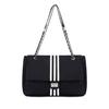 UNITE STAR Nylon Shoulder Bag Women's Black & White/Black & Gray US235233
