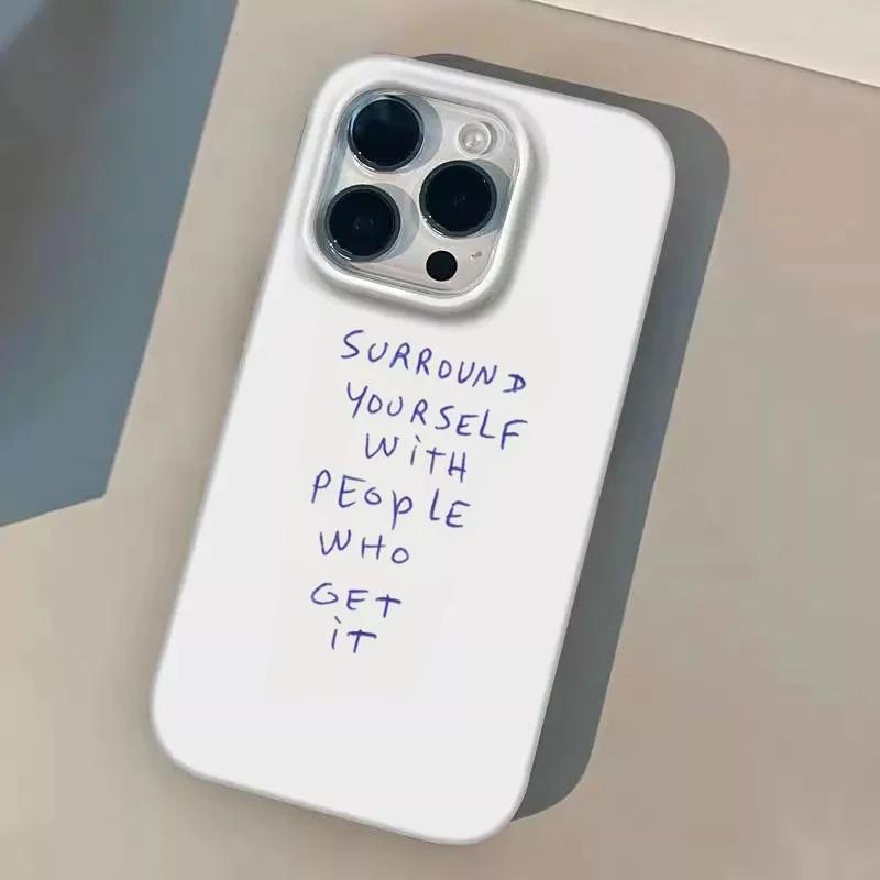

Luxury Get It Letter Creative Personalized Jelly Phone Case for iPhone 17 AIR 16 15 14 13 12 11 PRO XSMAX XR 7 8 PLUS Y2K Cover iPhone 8 Plus