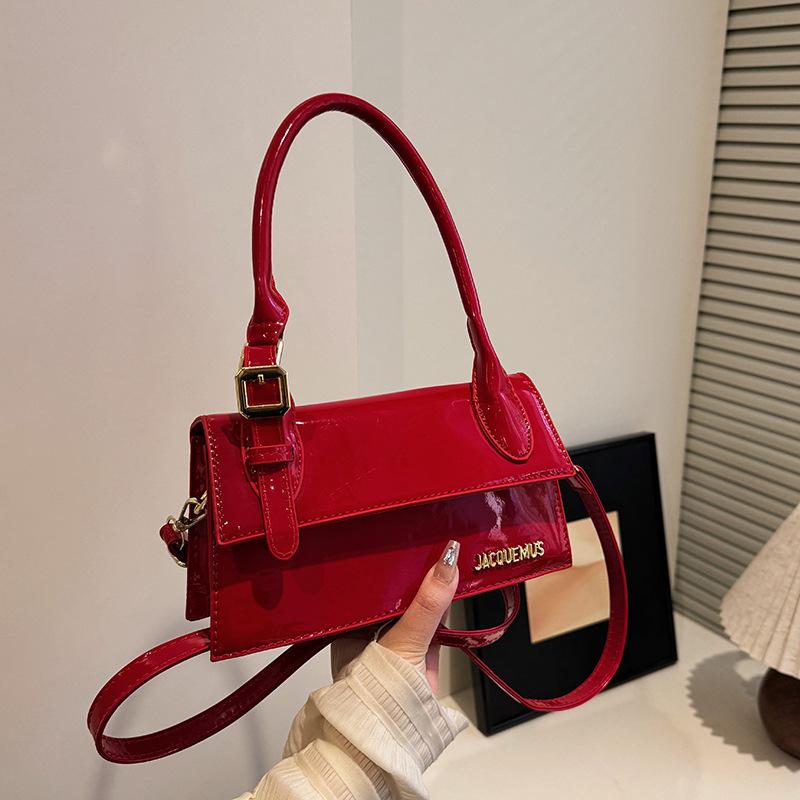 

Women bags women s bags 2025 new Korean version fashion shoulder bag niche versatile portable small square bag tide чорний