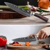 8palcový damaškový kuchařský nůž kuchyňský nůž lososový sashimi damaškový nůž krájecí nůž nůž na vaření