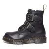 1460 Couro Versátil Confortáveis Botas Curtas Botas Femininas Preto 31033001