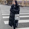 New Thick Hooded Cotton-padded Jacket Winter Art Test Women's Extended Over-the-knee Cotton-padded Coat Warm Coat