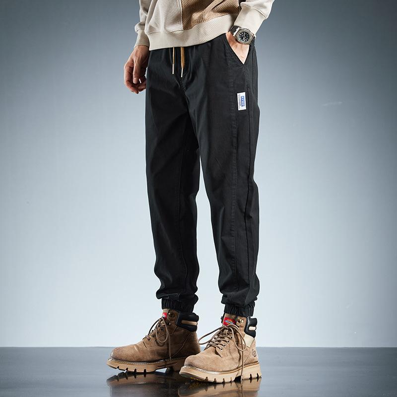 Men's Casual Pants Spring and Autumn New Summer Thin Loose Leggings Trendy Brand Versatile Harlan Pants Versatile Trend