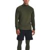 Under Armour Rush Coldgear Mock Long Sleeve Casual Shirt Men Tops Green 1366059-390