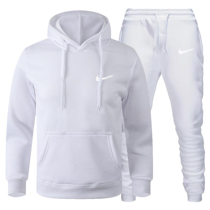Men s suit European and American men s suit Sports sweater Fleece sweater Men s hoodie S