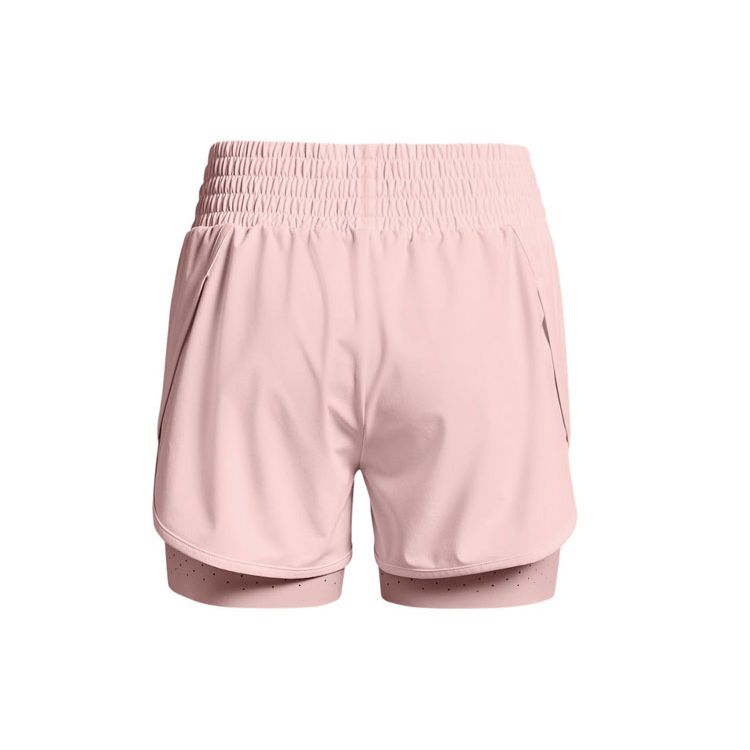 Under Armour 2-in-1 Woven Training Shorts Women Bottoms Pink 1361154-658
