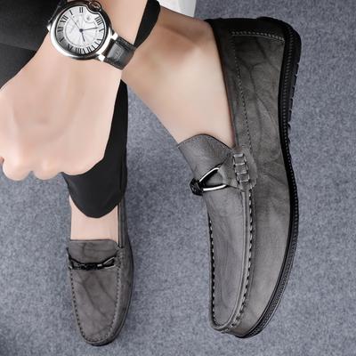 Moda Sapatos de Condução Masculinos de Alta Qualidade Confortáveis Mocassins Masculinos Slip-on Italianos Masculinos Feitos à Mão Couro Genuíno Sapatos Formais Casuais